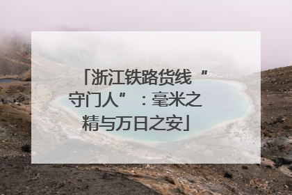 浙江铁路货线“守门人”：毫米之精与万日之安